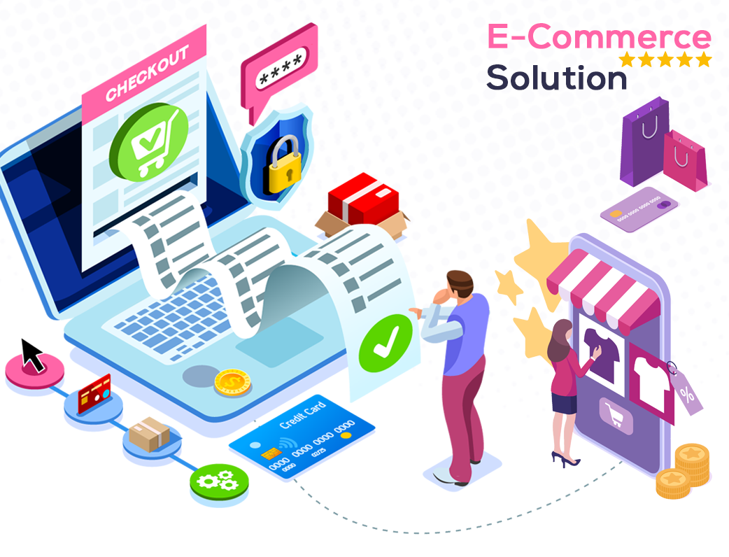 Feature showcase for E-commerce Solutions