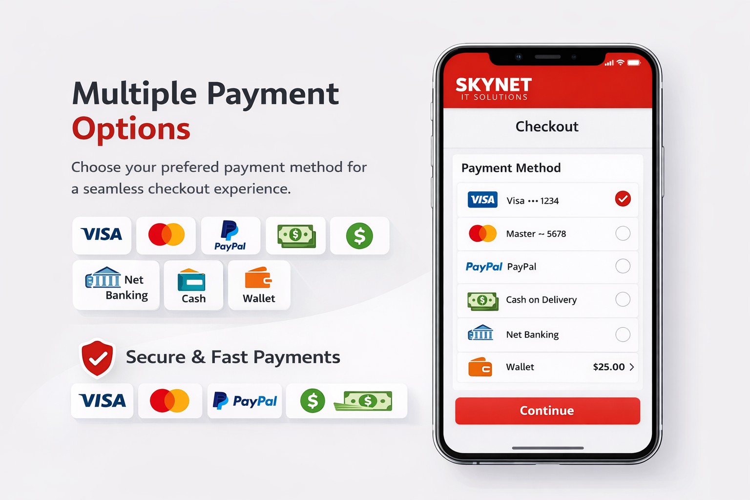 Multiple Payment Options